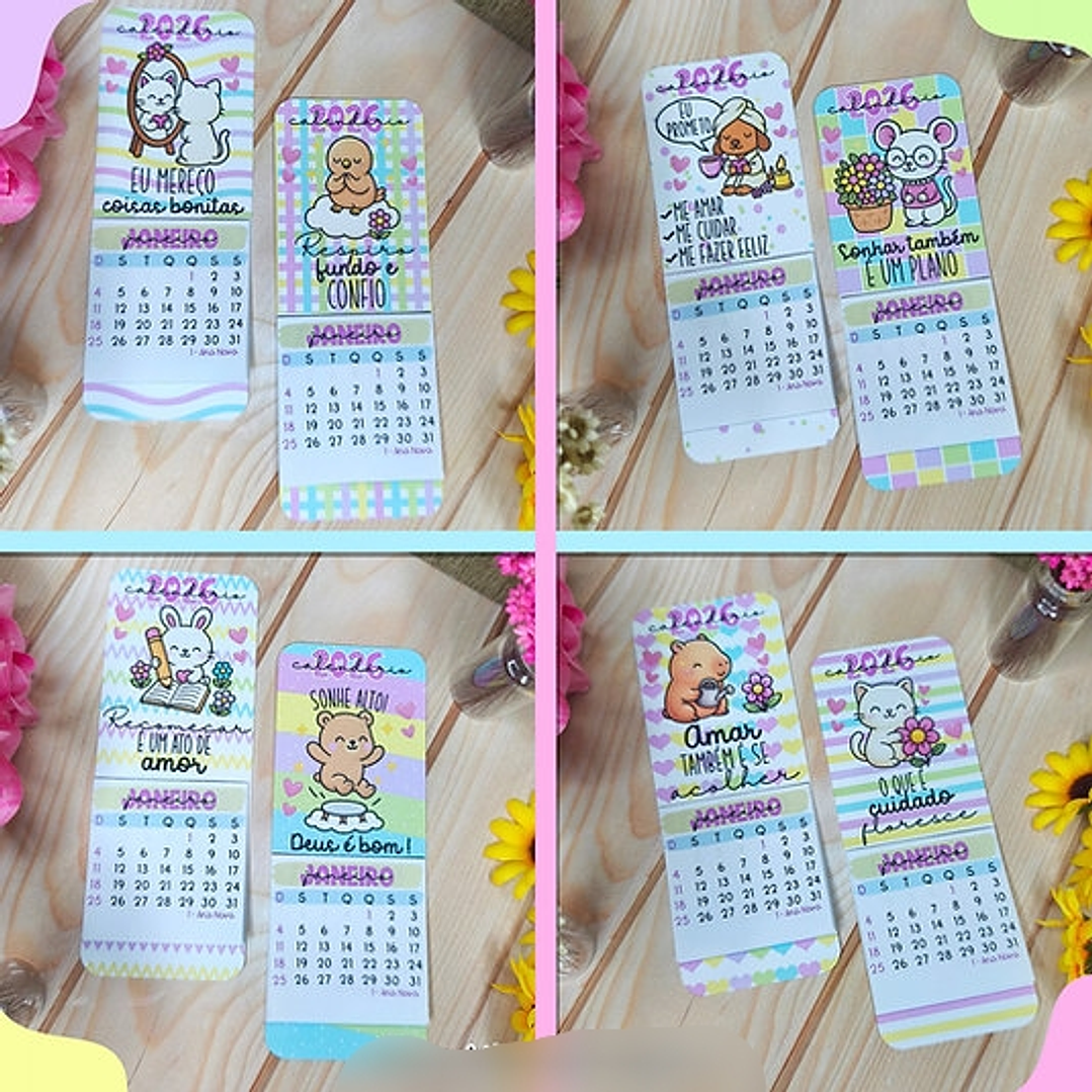 Arquivo Calendários 2026 Coloridos e Fofos - Desenhitos  2