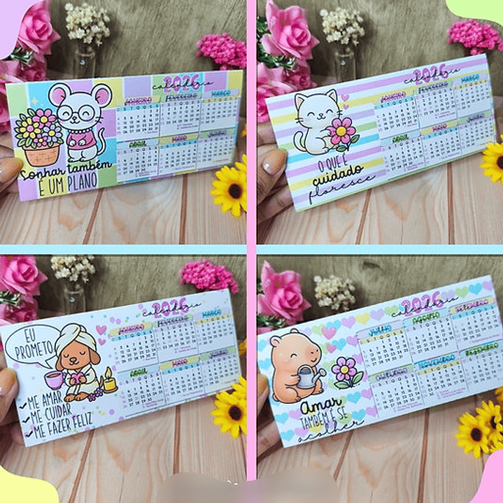 Arquivo Calendários 2026 Coloridos e Fofos - Desenhitos  3