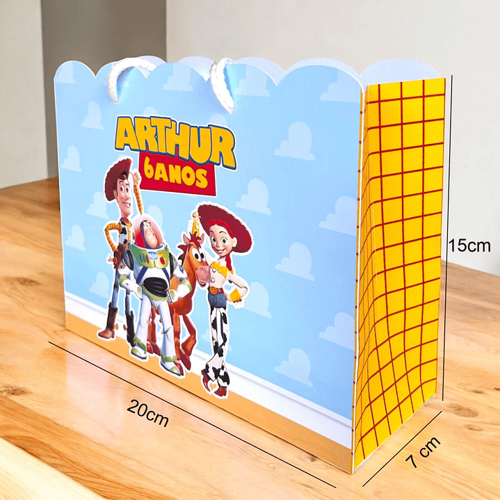 Arquivo Molde Sacolinha 20x15x7 - Digital Art  1