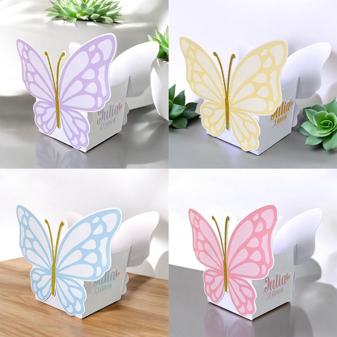 Arquivo Centro de Mesa Borboleta - Digital Art  1