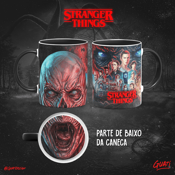 Arquivo Canecas Bocão Stranger Things - Guati  4