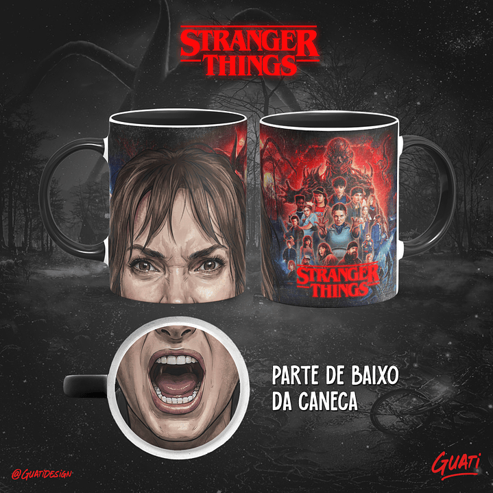 Arquivo Canecas Bocão Stranger Things - Guati  13