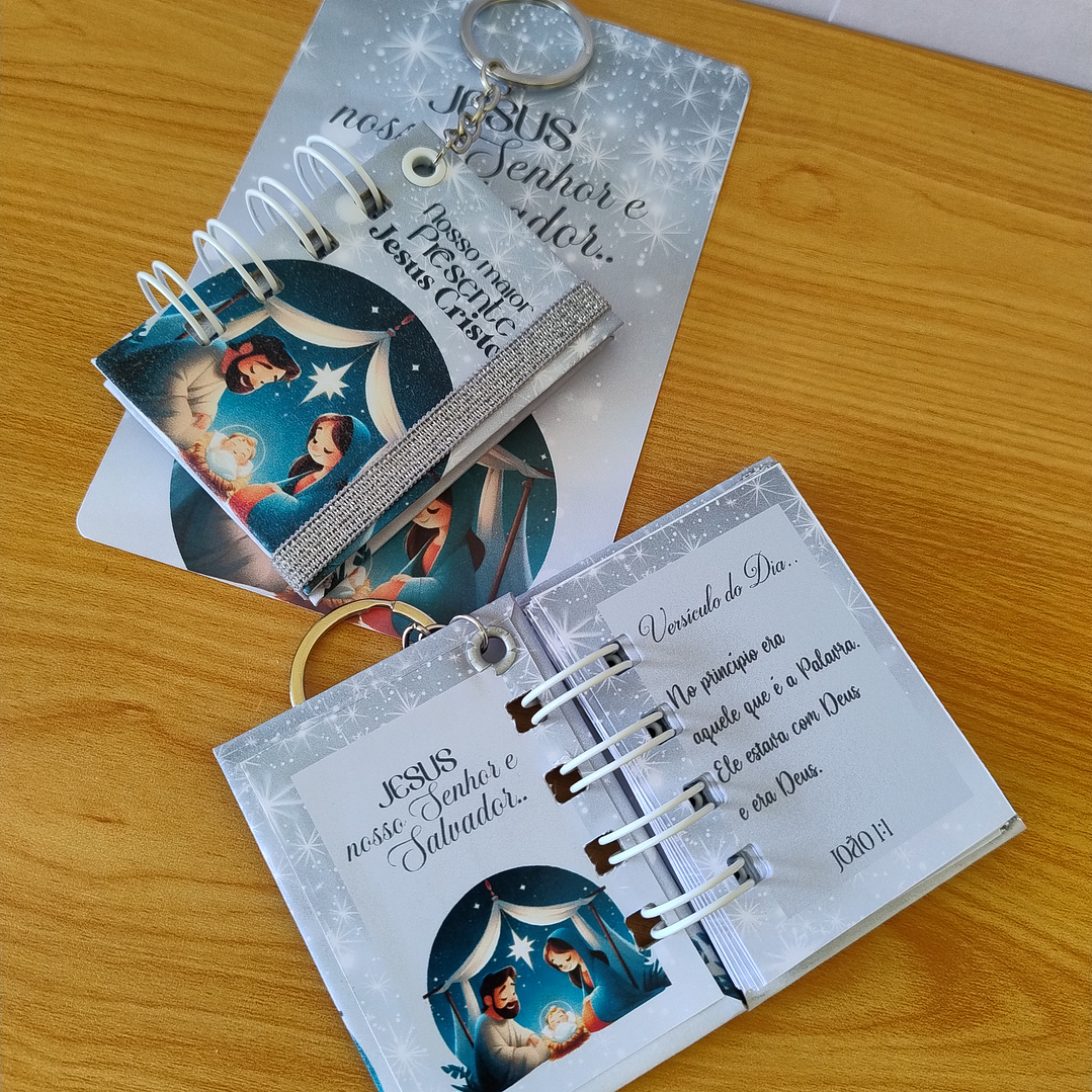 Arquivo Natal Chaveiro Bíblia - Perfeita Arte  2
