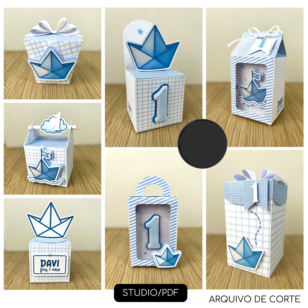 Arquivo de Corte Barquinho 1 - Mimos Digitais  1