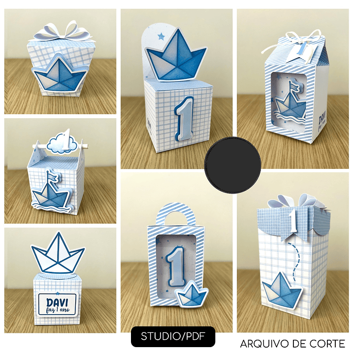 Arquivo de Corte Barquinho 1 - Mimos Digitais  1