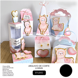 Arquivo de Corte Lhama 10 - Mimos Digitais 