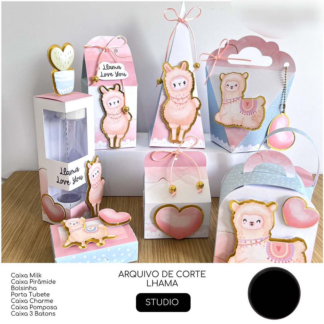 Arquivo de Corte Lhama 10 - Mimos Digitais  1