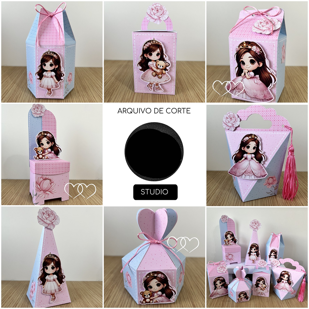 Arquivo de Corte Princesas 14 - Mimos Digitais  1