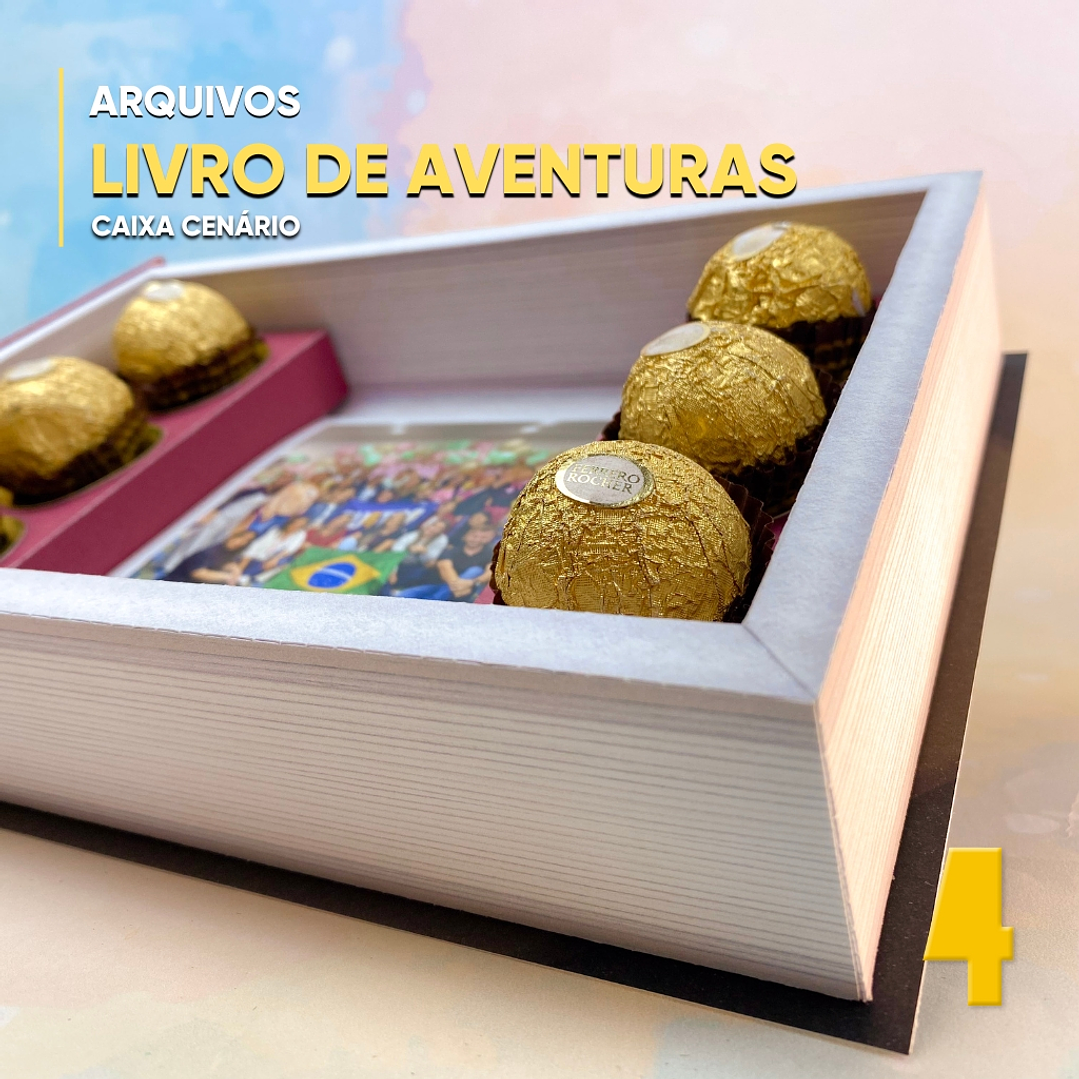 Arquivo Caixa Livro Up Altas Aventuras 6 Doces - Quatro Cambalhotas  6