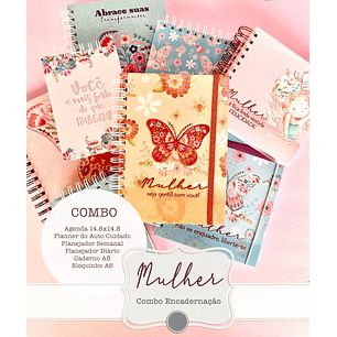 Arquivo Combo Encadernação Mulher - Tita 