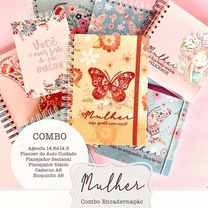 Arquivo Combo Encadernação Mulher - Tita  1