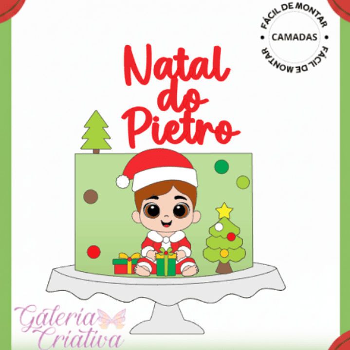 Arquivo Natal Topo de Bolo Bebê Noel  1