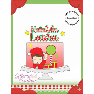 Arquivo Natal Topo de Bolo Bebê Presentes 