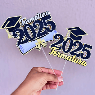 Arquivo Topo de Bolo Formatura 2025 