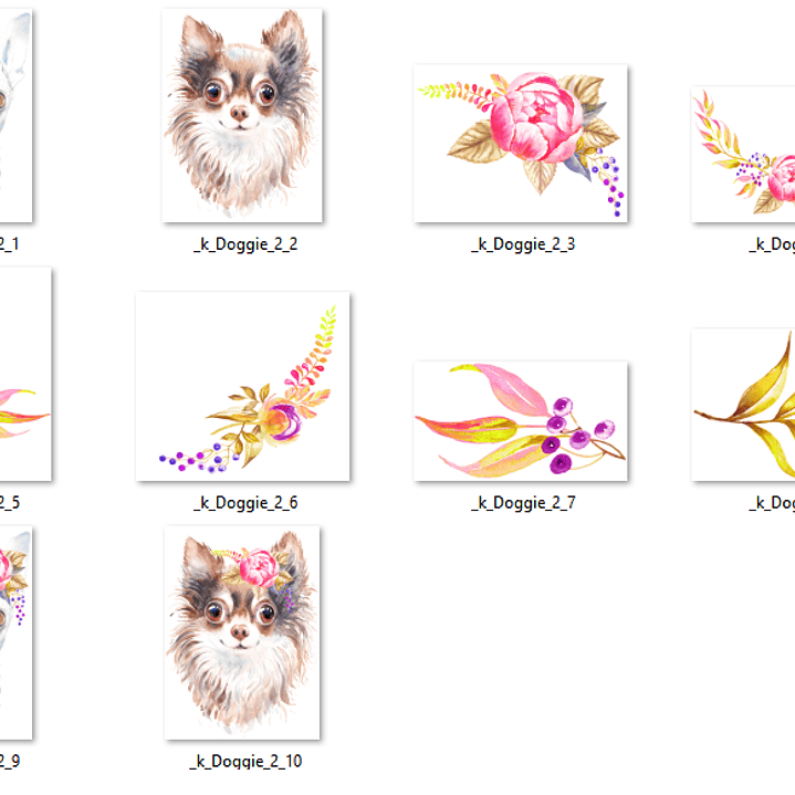 Kit Digital Cachorrinhos 2 2