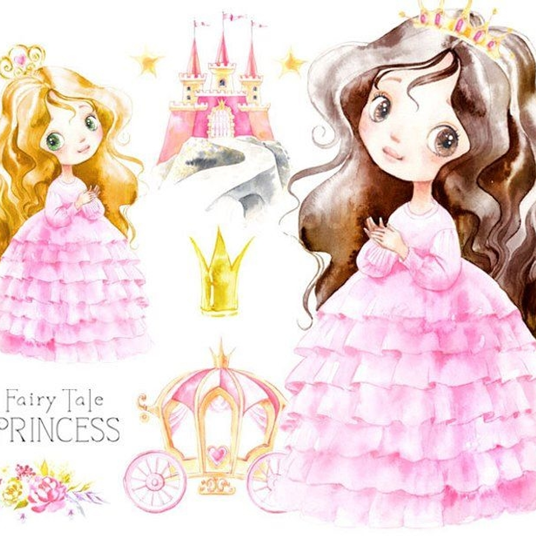 Kit Digital Princesa de Conto de Fadas 2 1