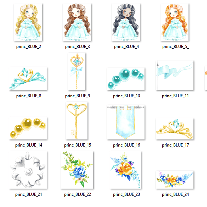 Kit Digital Conto de Fada Princesa  2