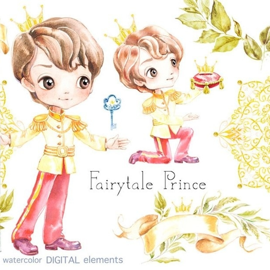 Kit Digital Príncipe do Conto de Fadas  1