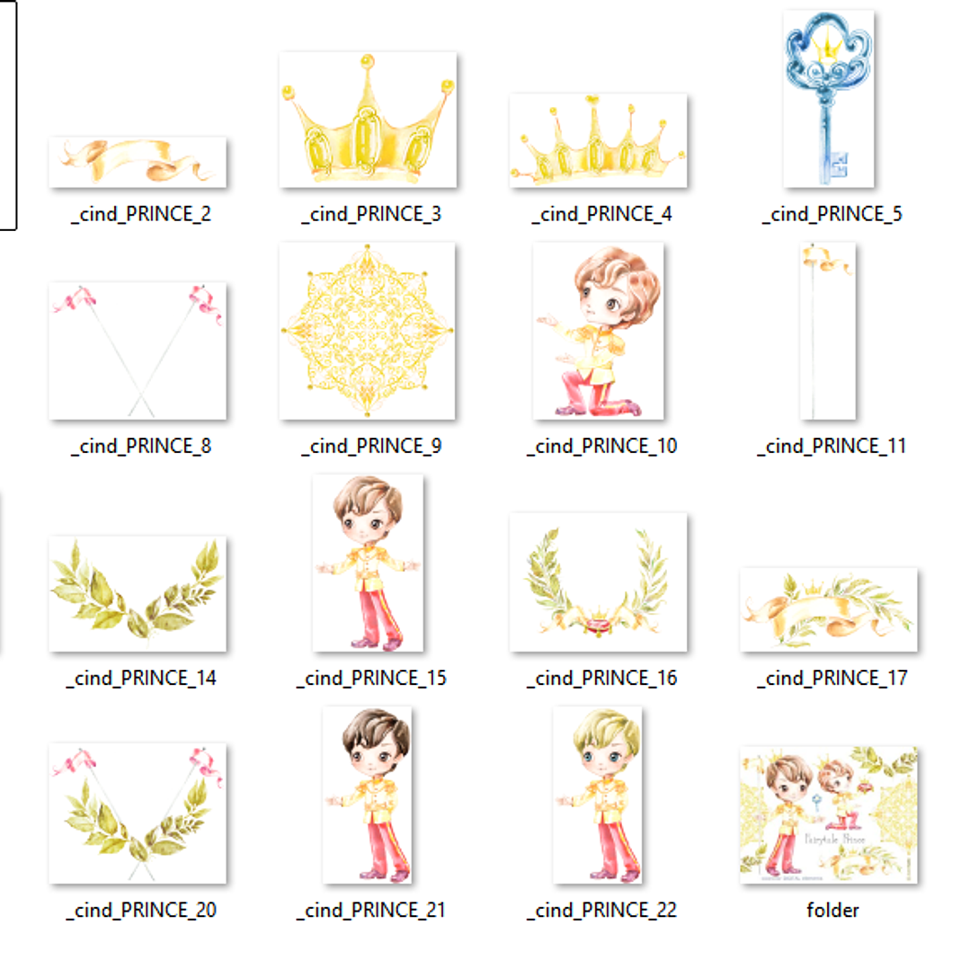 Kit Digital Príncipe do Conto de Fadas  2