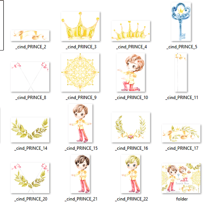 Kit Digital Príncipe do Conto de Fadas  2