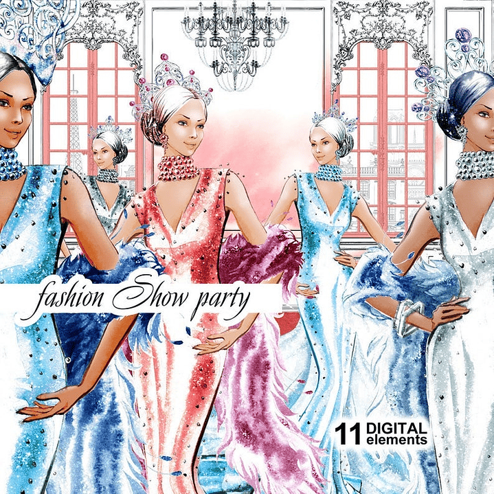 Kit Digital Festa de Desfile de Moda 1