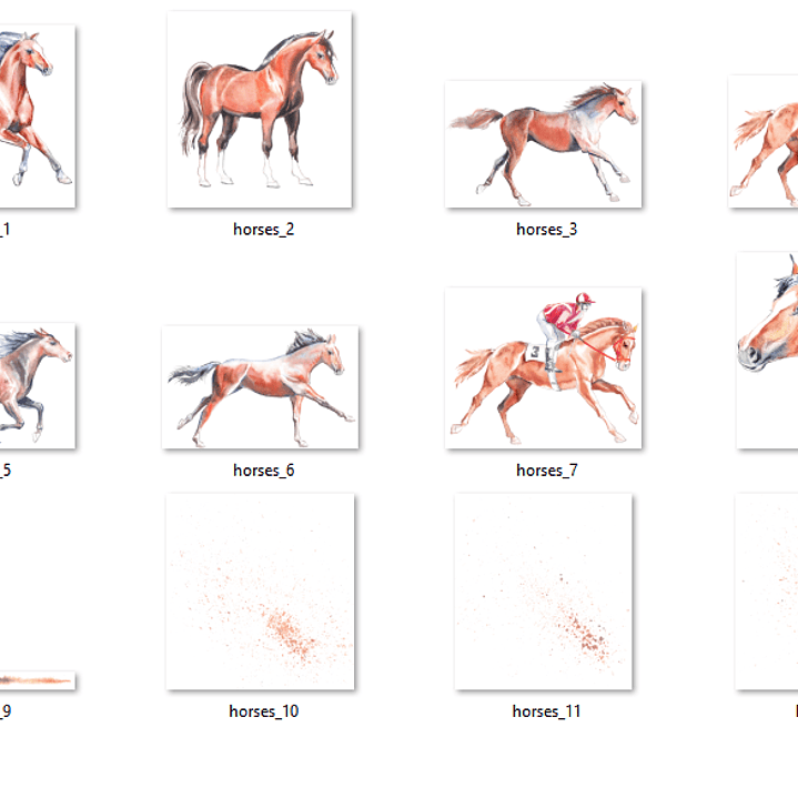 Kit Digial Cavalos  2