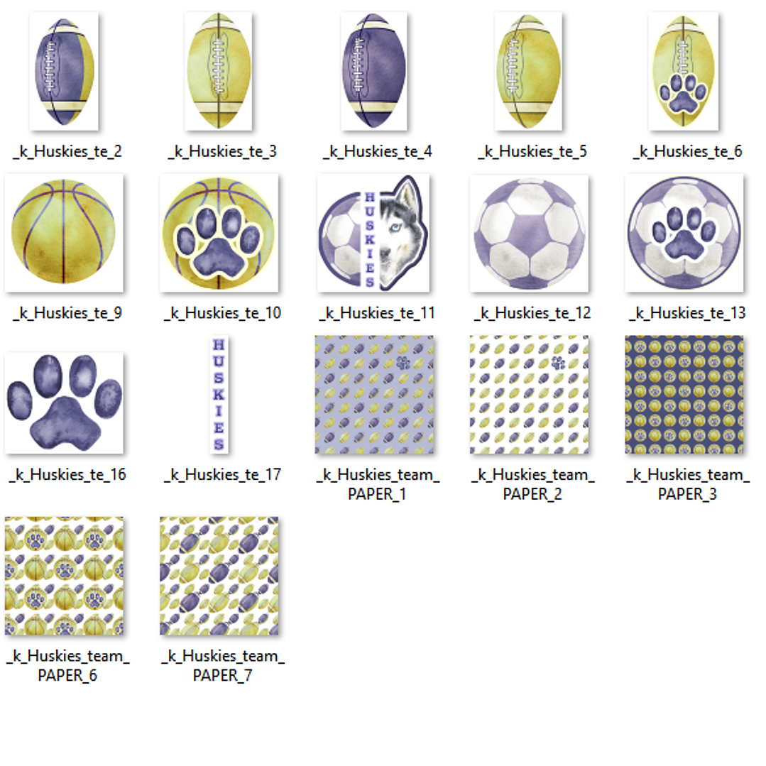 Kit Digital Equipe de Huskies 2