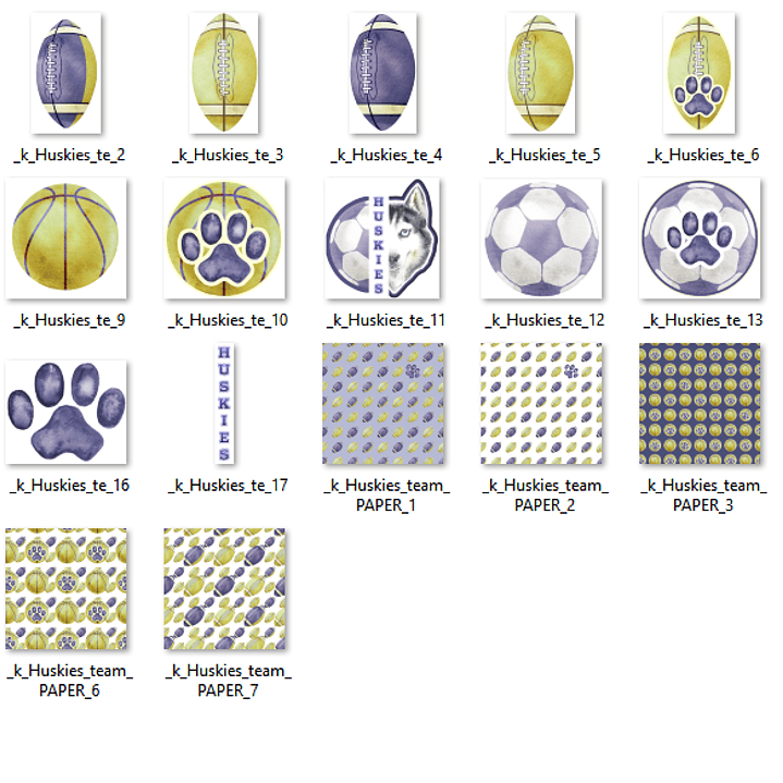 Kit Digital Equipe de Huskies 2