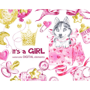 Kit Digital É uma Menina 