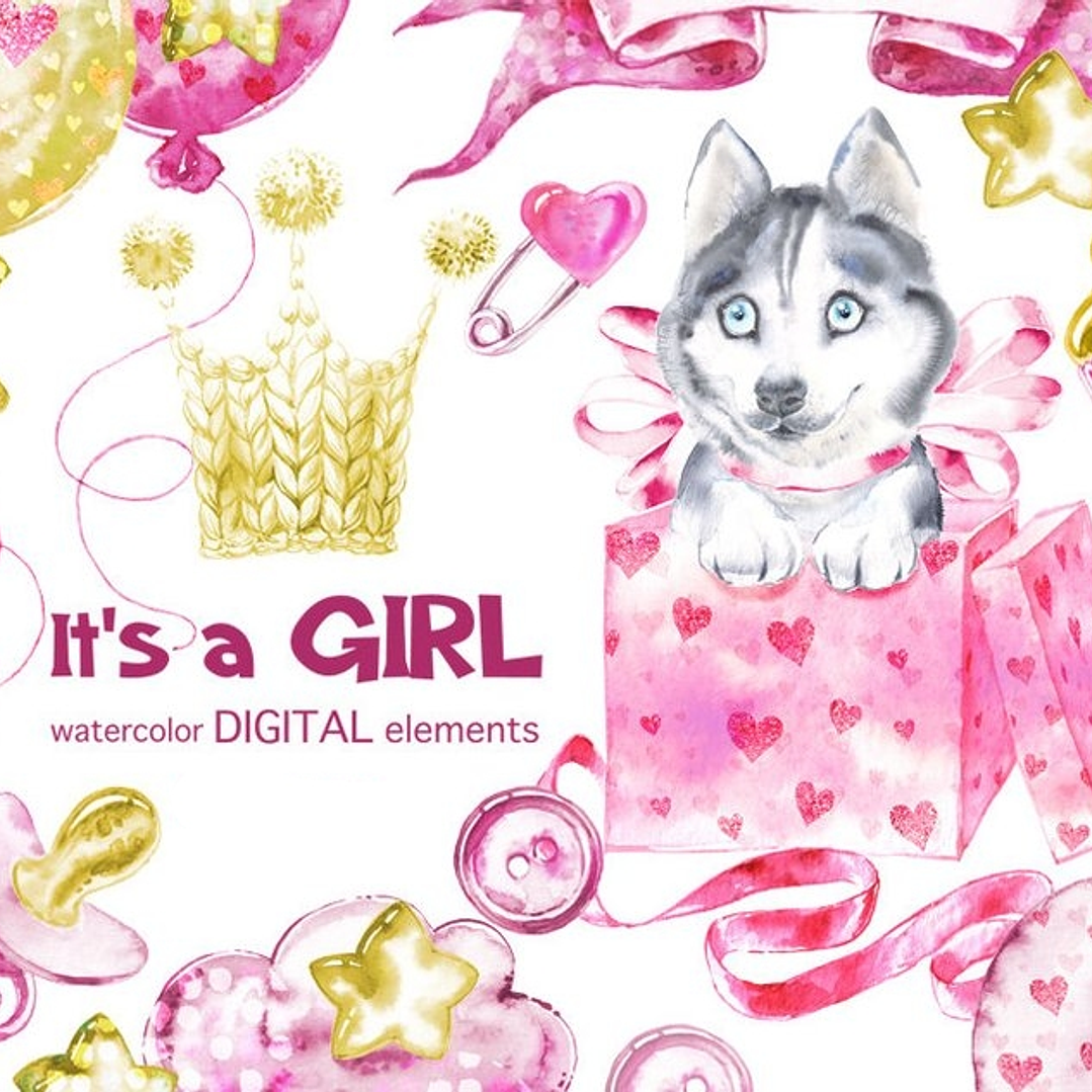 Kit Digital É uma Menina  1