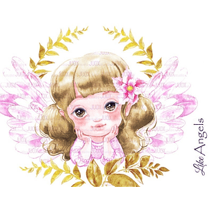 Kit Digital Meninas Anjos 02 