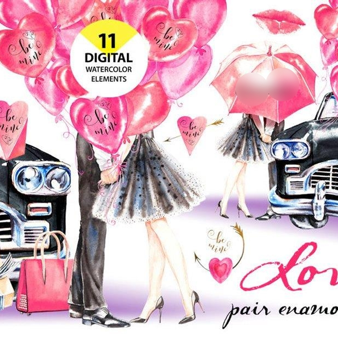 Kit Digital Dia dos Namorados  1