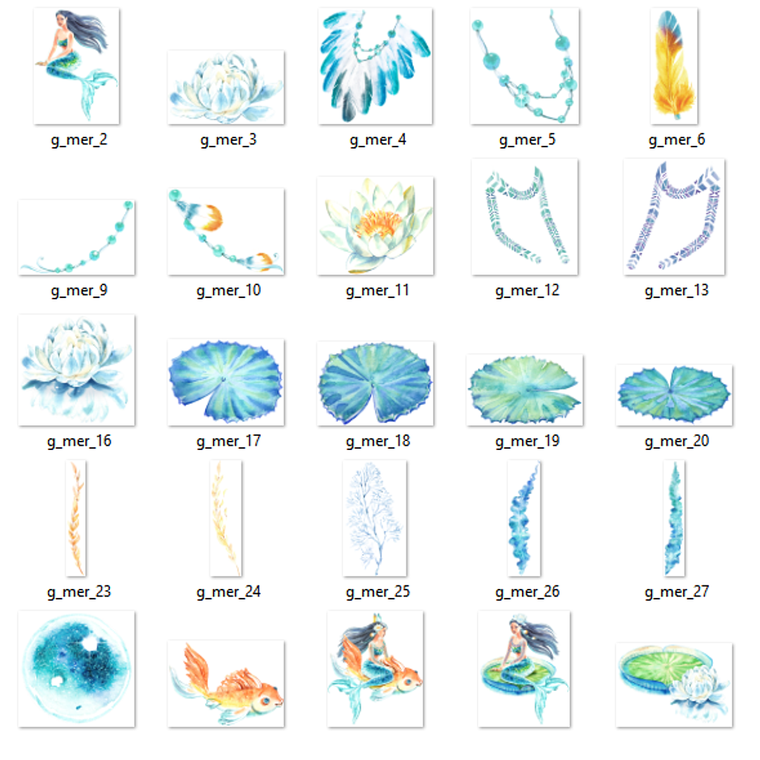 Kit Digital Sereias  2