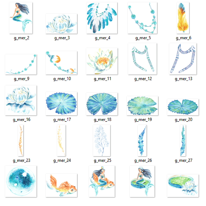 Kit Digital Sereias  2