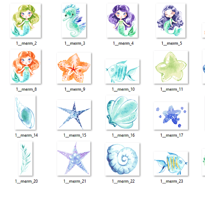 Kit Digital Sereias 02 2