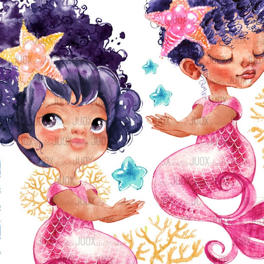 Kit Digital Sereias Cor Violeta  1