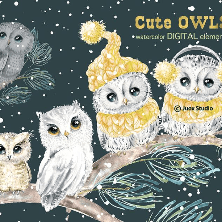 KIt Digital Corujinhas  1