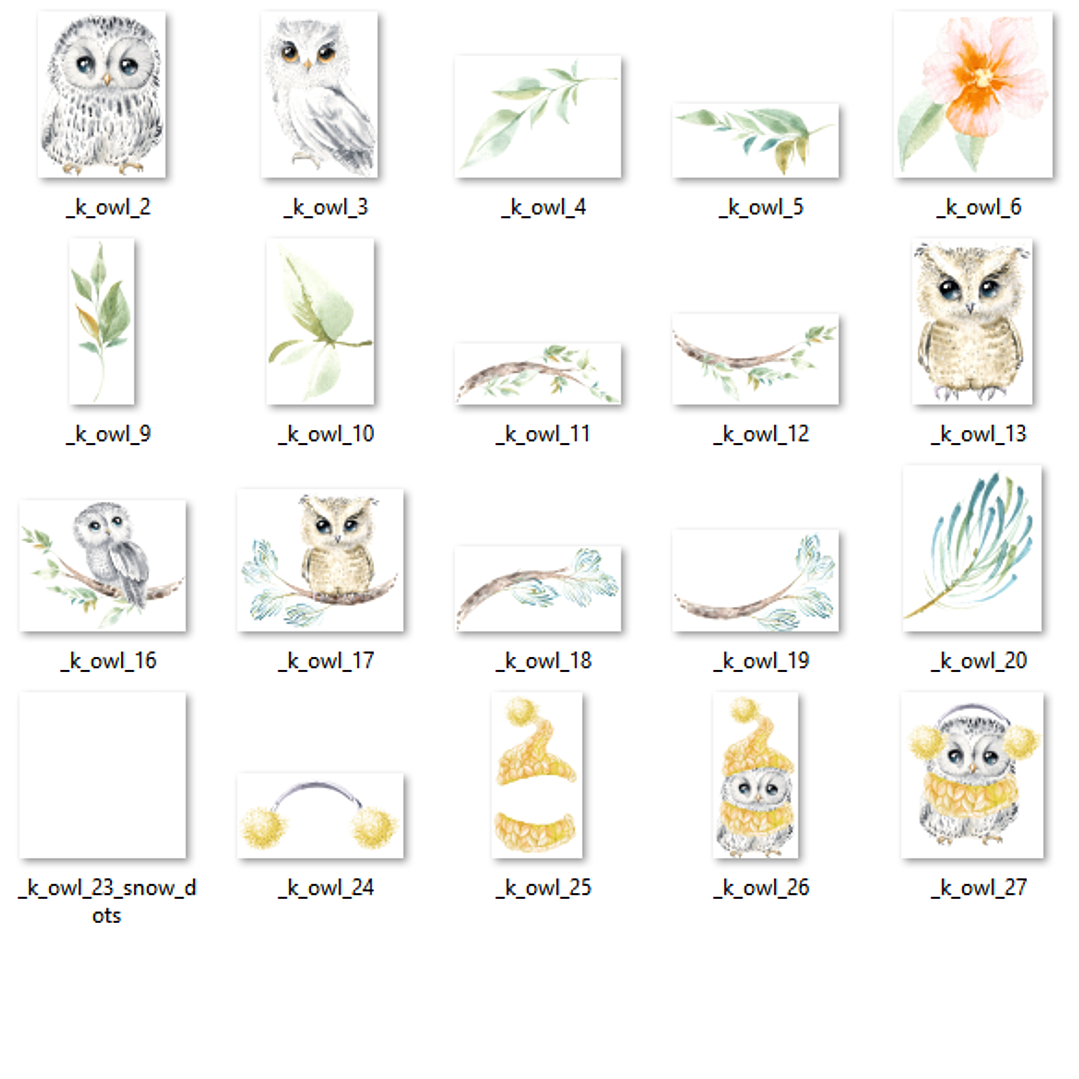 KIt Digital Corujinhas  2