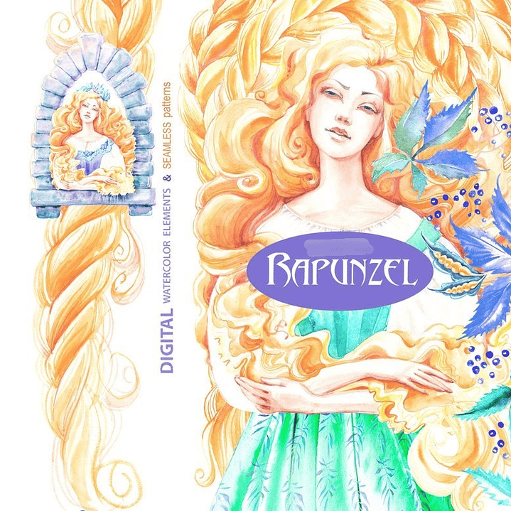 Kit Digital Rapunzel  1