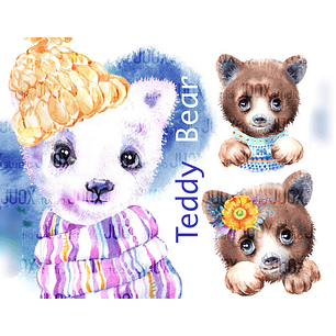 Kit Digital Ursinho de Pelúcia