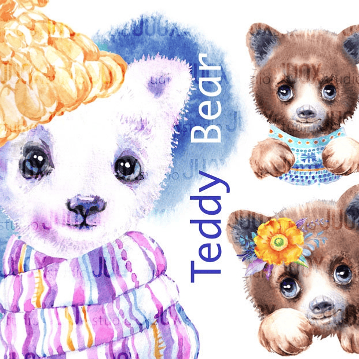 Kit Digital Ursinho de Pelúcia 1