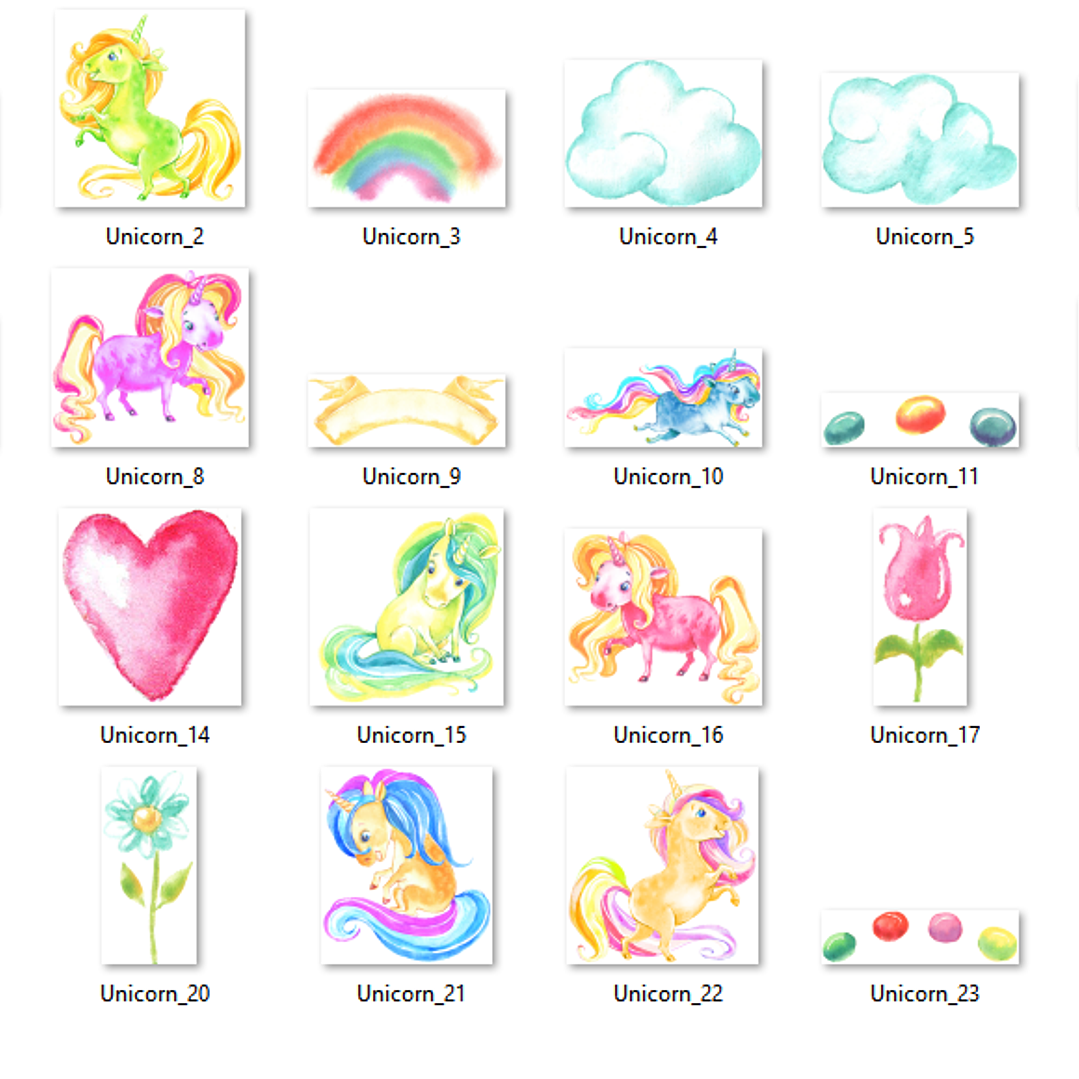 Kit Digital Unicórnio  2