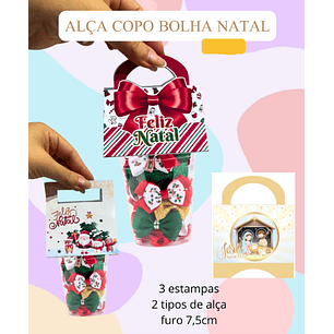 Arquivo Natal Alça Copo Bolha - Criarty 