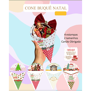 Arquivo Natal Buquê Cone - Criarty 
