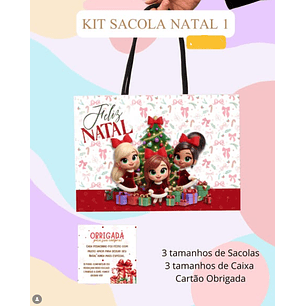 Arquivo Natal Kit Sacolinhas e Caixinhas - Criarty 