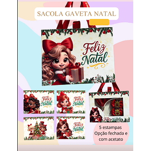 Arquivo Natal Sacola Gaveta - Criarty 