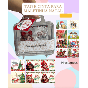 Arquivo Natal Tag e Cinta Maletinha - Criarty 