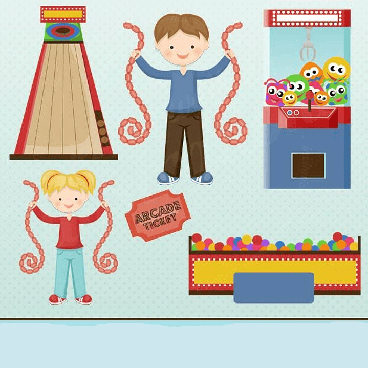 Kit Digital Sala de Jogos Crianças  1