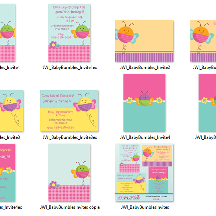 Kit Digital Baby Bumbles Frases  2