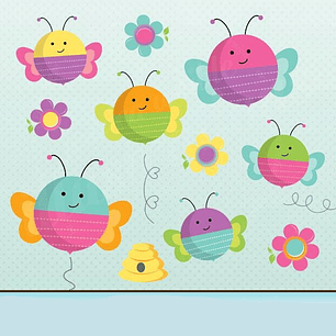 Kit Digital Baby Bumbles 